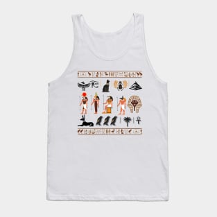 Sphinx and Pyramid Tank Top